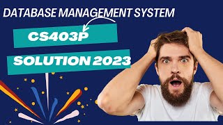 CS403p Assignment 1 Spring Solution 2023  CS403p Assignment 1 2023  By Geniuszed [upl. by Monroy]