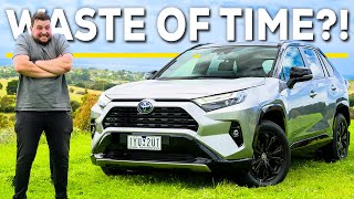 2024 Toyota RAV4 Hybrid Facelift Review HUGE WASTE OF TIME [upl. by Llerret]