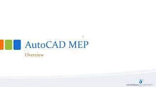 Introduction to the AutoCAD MEP Toolset [upl. by Refynnej]