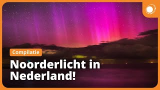 Noorderlicht in Nederland  Weeronline [upl. by Notnyw]