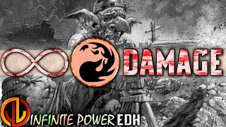 Red Infinite Damage EDH 5 MTG Commander Combos Explained [upl. by Toft]