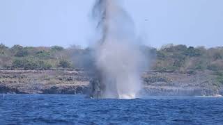 USAF AC130J Ghostrider TAKES OUT Vessel in the South China Sea [upl. by Keavy581]