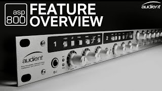 Audient ASP800  Feature Roundup [upl. by Ahsii]