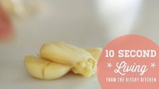 How to Smash Garlic  10 Second Living [upl. by Elaina]