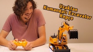 Uzaktan Kumandalı Ekskavatör Kepçe İnceledik [upl. by Eedrahs315]