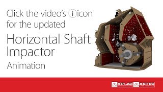 Horizontal Shaft Impactor Animation [upl. by Jeffcott]