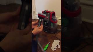 How to Repair a stucksticking spray trigger Hoover Spotless Cleaner [upl. by Cirle]