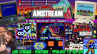 AMSTRAD CPC ⚡️ AMSTREAM 🕹️ 2 New Amstrad Games quotMine Escapequot amp quotNitaquot ⭐️  Your Game Requests [upl. by Avrom]