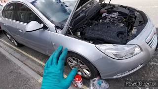 Vauxhall Insignia oil and filter change 20 diesel [upl. by Stich585]