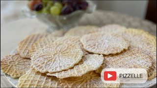 How to make Pizzelle classic authentic italian cookies [upl. by Britteny229]