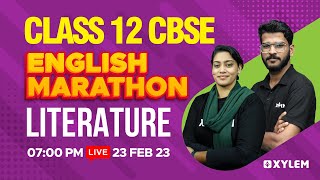 CLASS 12 CBSE  English Marathon  quotLiteraturequot  XYLEM CBSE 11 amp 12 [upl. by Kee]