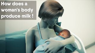 How does a womans body produce milk [upl. by Valentina]