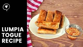 Lumpiang Togue Recipe  Filipino Veggie Spring Roll Appetizer [upl. by Singhal]