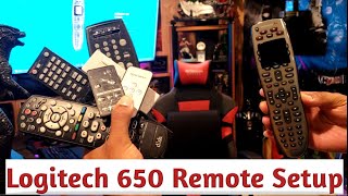 Logitech Harmony 650 Recommendation amp Setup [upl. by Einatsed443]