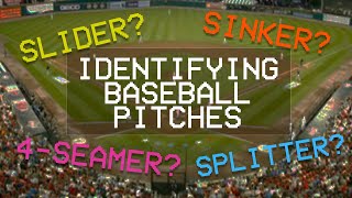 How to identify baseball pitches [upl. by Nauqyaj]