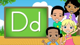 The Letter D  Alphabet AZ  Jack Hartmann Lets Learn From A Z  Alphabet Song [upl. by Eolc219]