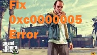 GTA V  How to Fix 0xc0000005 Error Work 100 [upl. by Akemihs]