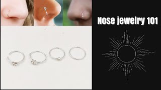 Nose Jewelry 101  Mel Para [upl. by Ludly955]