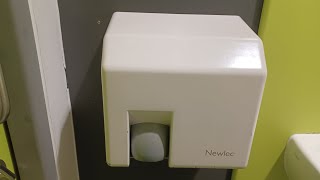 Newlec hand dryer Southsea Library 🚻4 Southsea Portsmouth [upl. by Nonah]