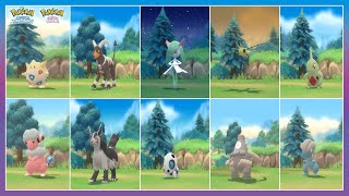 Pokémon Brilliant Diamond amp Shining Pearl All Rare Poke Radar Pokemon Locations [upl. by Hinman]