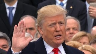 Highlights from President Donald Trumps inauguration [upl. by Lipps]