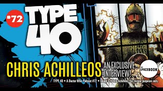 Type 40 A Doctor Who Podcast  CHRIS ACHILLEOS An Exclusive Interview [upl. by Pleione741]