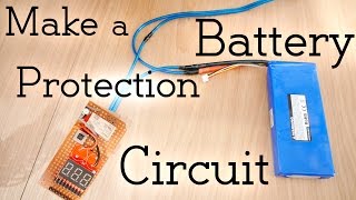 How to Make a Battery Protection Circuit overdischarge protection [upl. by Photina]