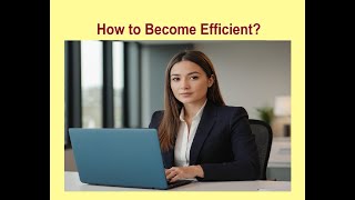 How to Become Efficient at Work  5 Affirmations to Become Efficient [upl. by Annahavas]