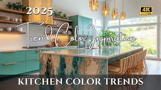 2025 Trend Kitchen Color Inspiration Sophisticated Combinations to Brighten Up Your Cooking Space [upl. by Barbi]