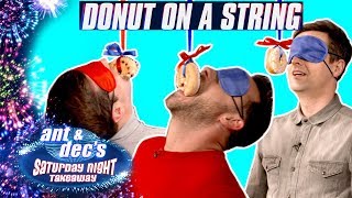 Doughnut on a String Challenge  Ant and Dec v SORTEDfood [upl. by Dinse550]