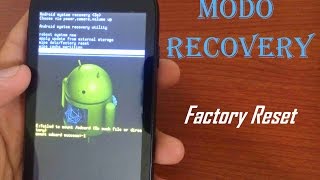 Como Resetear un BLU y cualquier otro SmartPhone desde el Recovery [upl. by Raffaj]