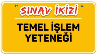 TEMEL İŞLEM YETENEĞİ  İŞLEM TAKİBİ  ŞENOL HOCA [upl. by Angelia]