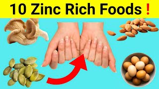 10 Best Foods That Are High In Zinc  Best Zinc Rich Foods [upl. by Nedmac]