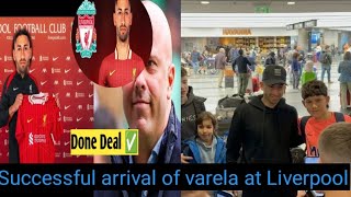 🔥Alan varela successful ✅arrival at Liverpool Done✅ Deal he is welcome to anfield🔥 [upl. by Egwan]