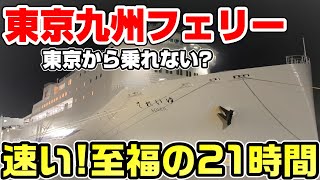 【新航路】東京九州フェリーに乗船。一日フェリー生活 [upl. by Llenral31]