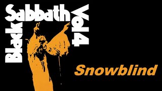 BLACK SABBATH  Snowblind with lyrics  HD [upl. by Kinney]