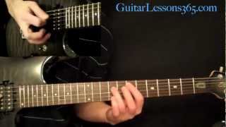 Glasgow Kiss Guitar Lesson Pt1  John Petrucci  Intro Section [upl. by Surtimed]