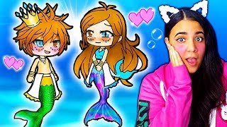 A MERMAID LIFE 🧜‍♀️💗 Gacha Life Mini Movie Love Story Reaction [upl. by Balsam]