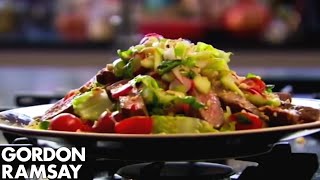 How to Cook Steak and Spicy Beef Salad Recipe  Gordon Ramsay [upl. by Ehtyaf602]