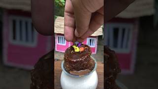 Miniature Bread Cake Recipe  How To Make Bread Cake  The Mini Foods trending shorts cake [upl. by Herates]