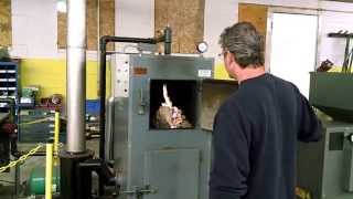 Lighting the Wood Gun Wood Gasification Boiler [upl. by Trubow]