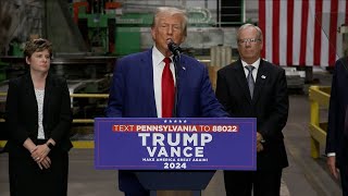 Donald Trump full speech in York PA Aug 19 2024 [upl. by Eelyr]