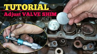 Valve shim Adjustment  valve clearance  Land cruiser 1HZ 1HDT 1PZ [upl. by Erida559]