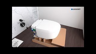 Geberit AquaClean Mera Comfort and Classic – Installation [upl. by Lipski905]