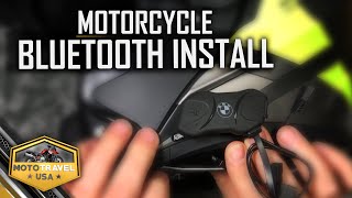 BMW Fit For All Bluetooth Installation  Motorcycle Bluetooth Helmet Installation [upl. by Corney17]