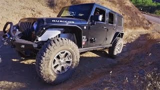 Jeep Wrangler JKU Off Road Tuning and Training PLUS License Plate and Third Brake Light Relocate [upl. by Mirella]