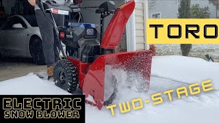 Toro  60V POWER MAX e24 Battery Snow Blower  FULL REVIEW [upl. by Grubb]