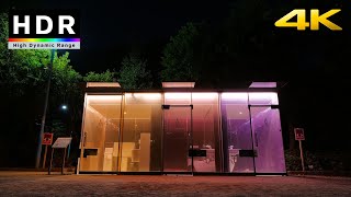 【4K HDR】New Japanese Transparent Toilets in Shibuya  The Tokyo Toilet Project [upl. by Rhody]