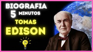 📜 Biografia de 💡 THOMAS ALVA EDISON [upl. by Arriet]