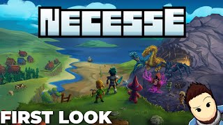 NECESSE Early Access First Look  Chill First Playthrough [upl. by Godred]